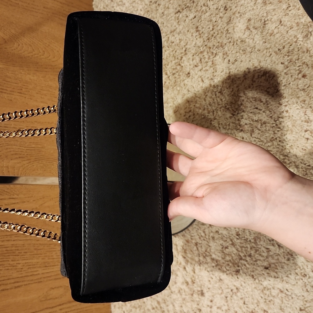 NWT Steve Madden velvet shoulder bag - Picture 11 of 15